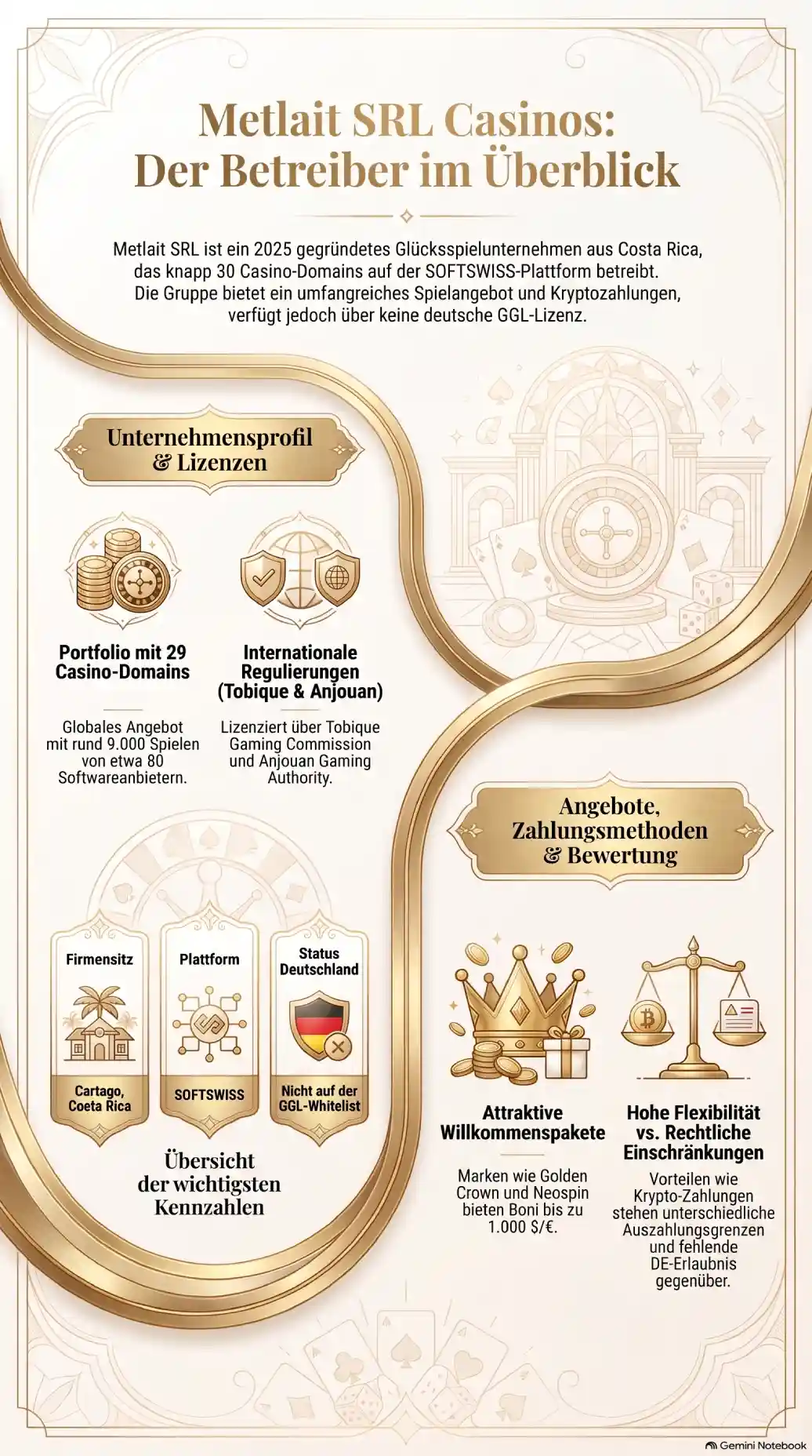 Metlait SRL Casinos